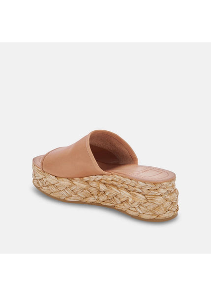 espadrille wedge slide sandal