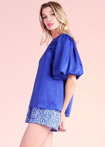 one bubble sleeve top