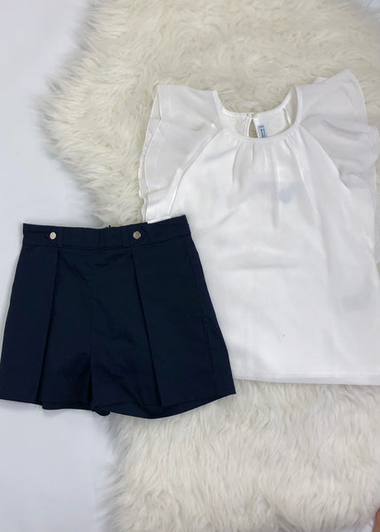 girls dressy poplin shorts