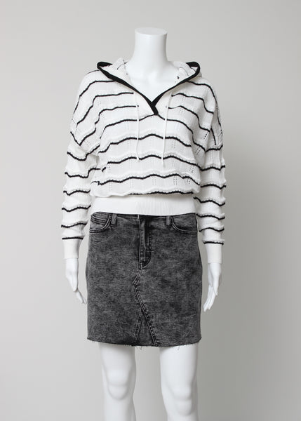 acid wash denim washed-blk