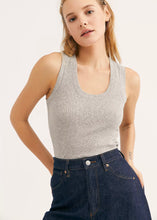 Load image into Gallery viewer, scoop neck rib tank

