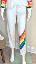 Load image into Gallery viewer, rainbow stripe jogger
