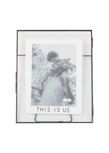 this is us glass metal frame
