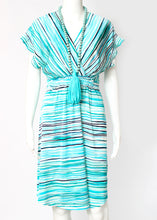 Load image into Gallery viewer, surplice stripe dress
