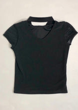 Load image into Gallery viewer, girls short sleeve choker top
