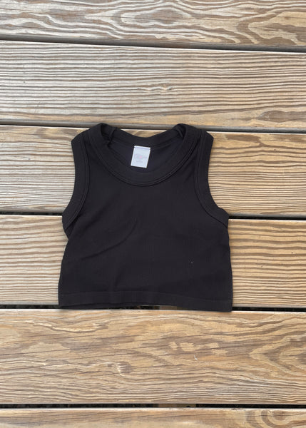 girls rib seamless tank
