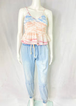 Load image into Gallery viewer, tie dye smocked cami
