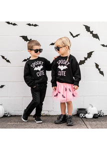 Kids spooky cute sweatshirt