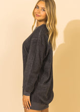 Load image into Gallery viewer, womens oversized sweatshirt dress 
