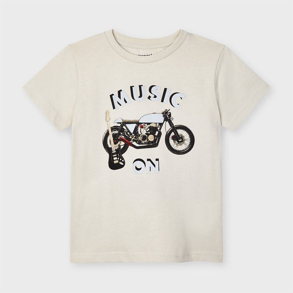 boys music moto reflective tee