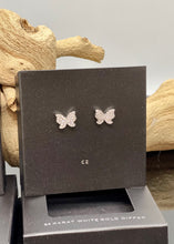 Load image into Gallery viewer, pave butterfly stud
