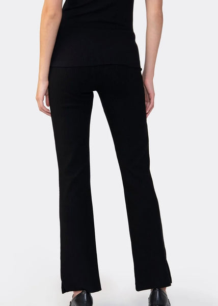 rib side slit pullon pant