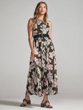 Load image into Gallery viewer, halter tropical print maxi dress
