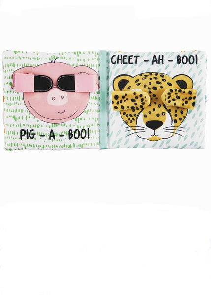 kids plush book - peekaboo