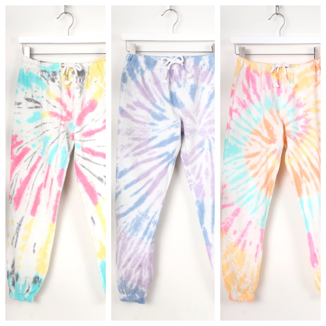 french terry tie dye jogger