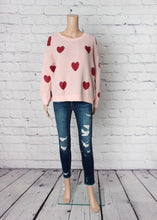 Load image into Gallery viewer, scatter heart sweater
