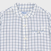 Load image into Gallery viewer, baby check linen shirt
