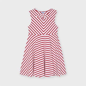 girls lurex stripe tank dress