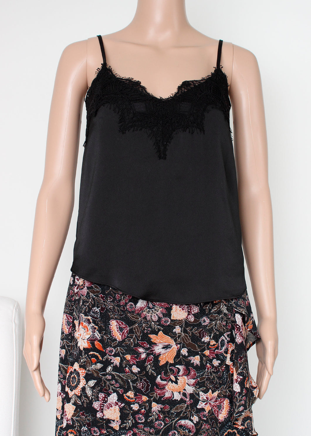 lace trim cami