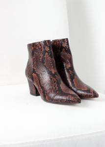 brown snake bootie