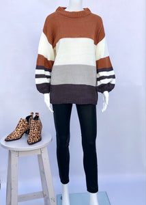 bold stripe sweater