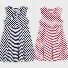 Load image into Gallery viewer, girls lurex stripe tank dress
