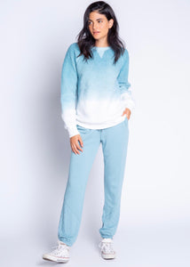 sherpa ombre lounge top