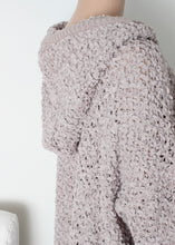 Load image into Gallery viewer, popcorn knit hoodie
