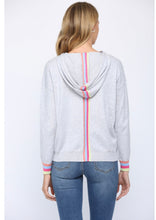 Load image into Gallery viewer, hoodie stripe block sweater
