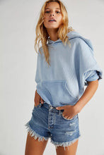 Load image into Gallery viewer, buttonfly fray denim shorts
