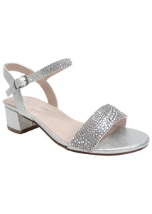 girls sparkle heel sandal