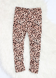 girls leopard legging