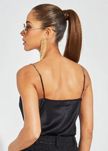Load image into Gallery viewer, silk cowl cami with crystal strap
