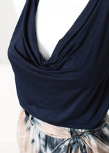 Load image into Gallery viewer, cowl neck jersey tank
