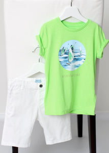 boys short sleeve tee - windsurfing