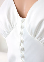 Load image into Gallery viewer, strap satin dress with buttons
