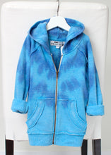 Load image into Gallery viewer, fleece tie dye zip hoodie-boys
