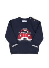 Load image into Gallery viewer, boys 2 piece car sweater &amp; pant set
