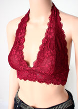 Load image into Gallery viewer, lace halter bra
