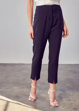 Load image into Gallery viewer, pintuck slit tailored pant

