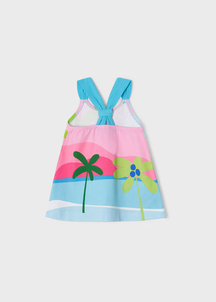 girls tropical jersey tank dress