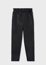 Load image into Gallery viewer, girls faux leather jogger
