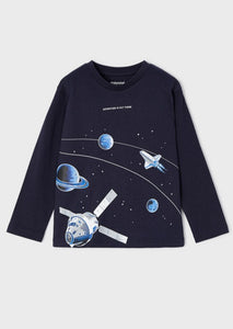 boys glow in the dark space tee