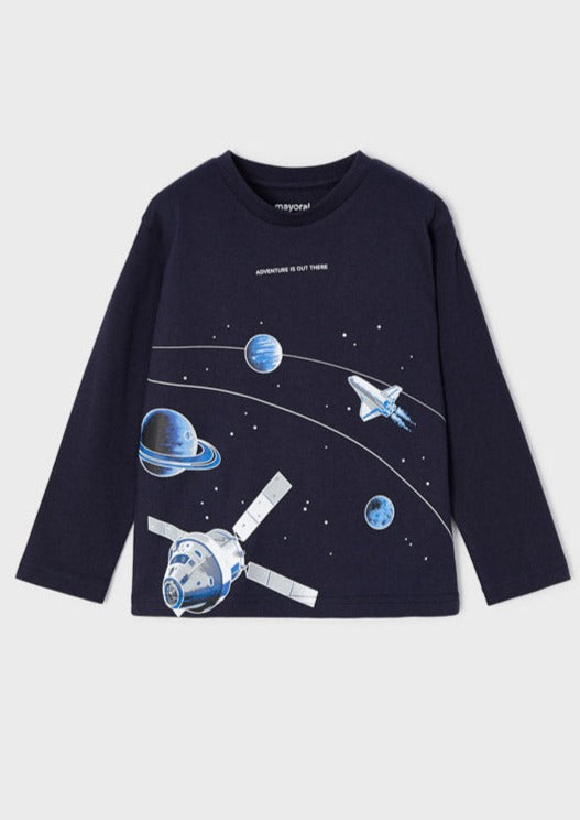boys glow in the dark space tee