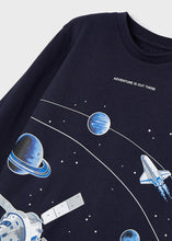 Load image into Gallery viewer, boys glow in the dark space tee
