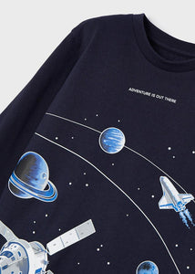 boys glow in the dark space tee