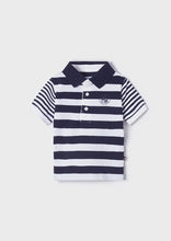 Load image into Gallery viewer, boys stripe short sleeve polo
