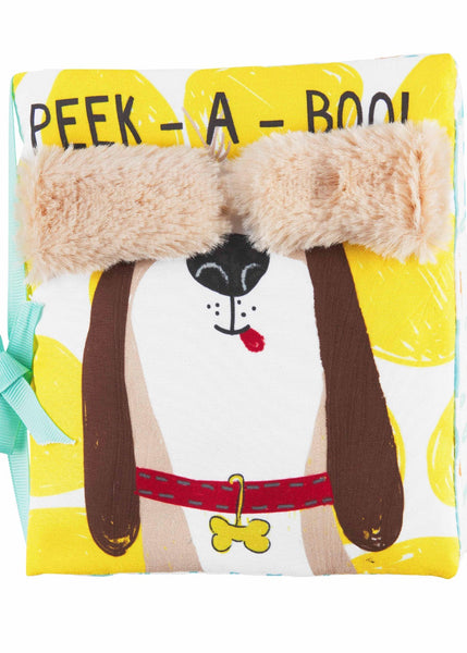 kids plush book - peekaboo