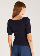 Load image into Gallery viewer, short sleeve square neck sweater
