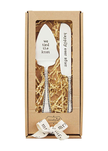 wedding cake server set